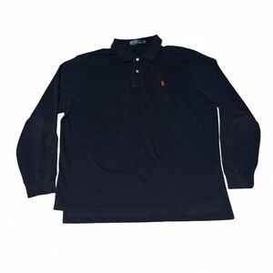 Polo Ralph Lauren Polo Shirt Black Long Sleeve
